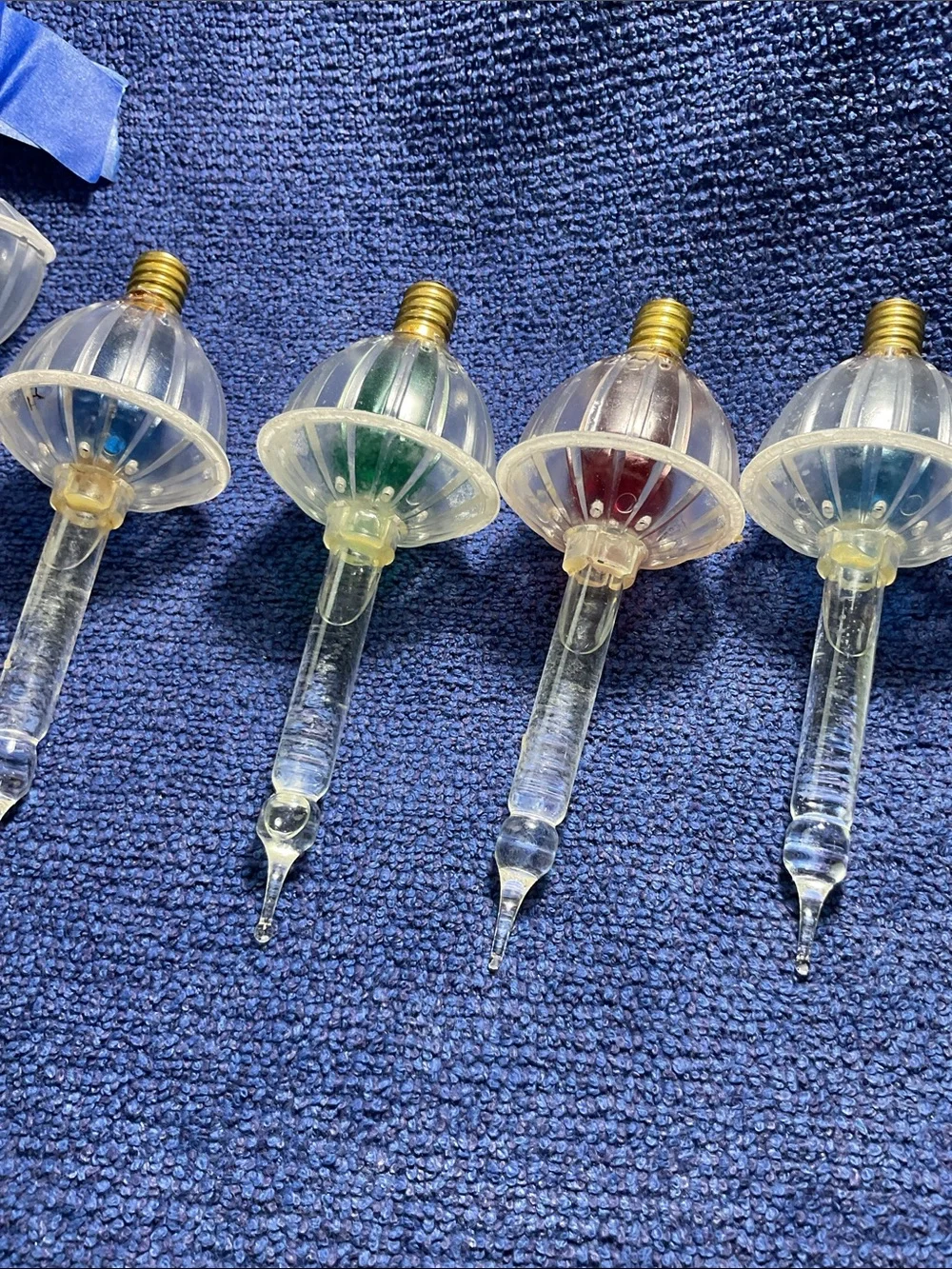 8 Vintage Bubble Christmas Lights-please read description